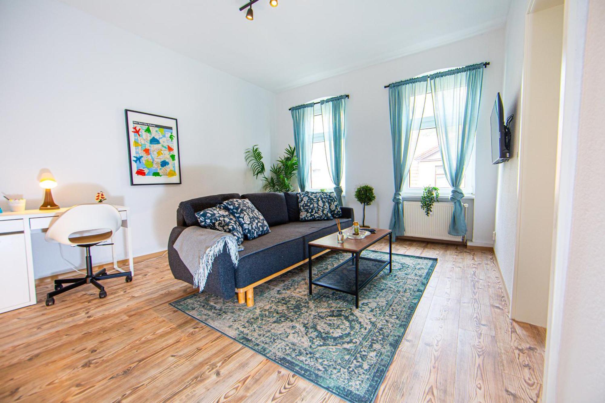 Grossraum-Apartments Mit 2Sz, Wz, Kueche, Smart-Tv, Parken, Etc Эрфурт Экстерьер фото