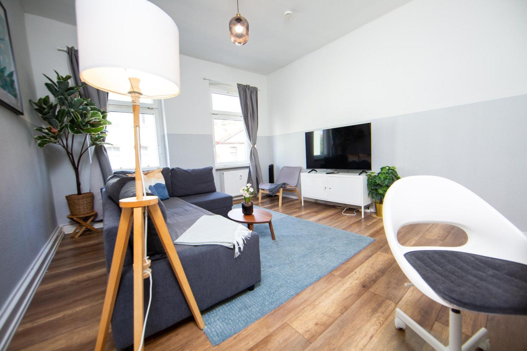 Grossraum-Apartments Mit 2Sz, Wz, Kueche, Smart-Tv, Parken, Etc Эрфурт Номер фото
