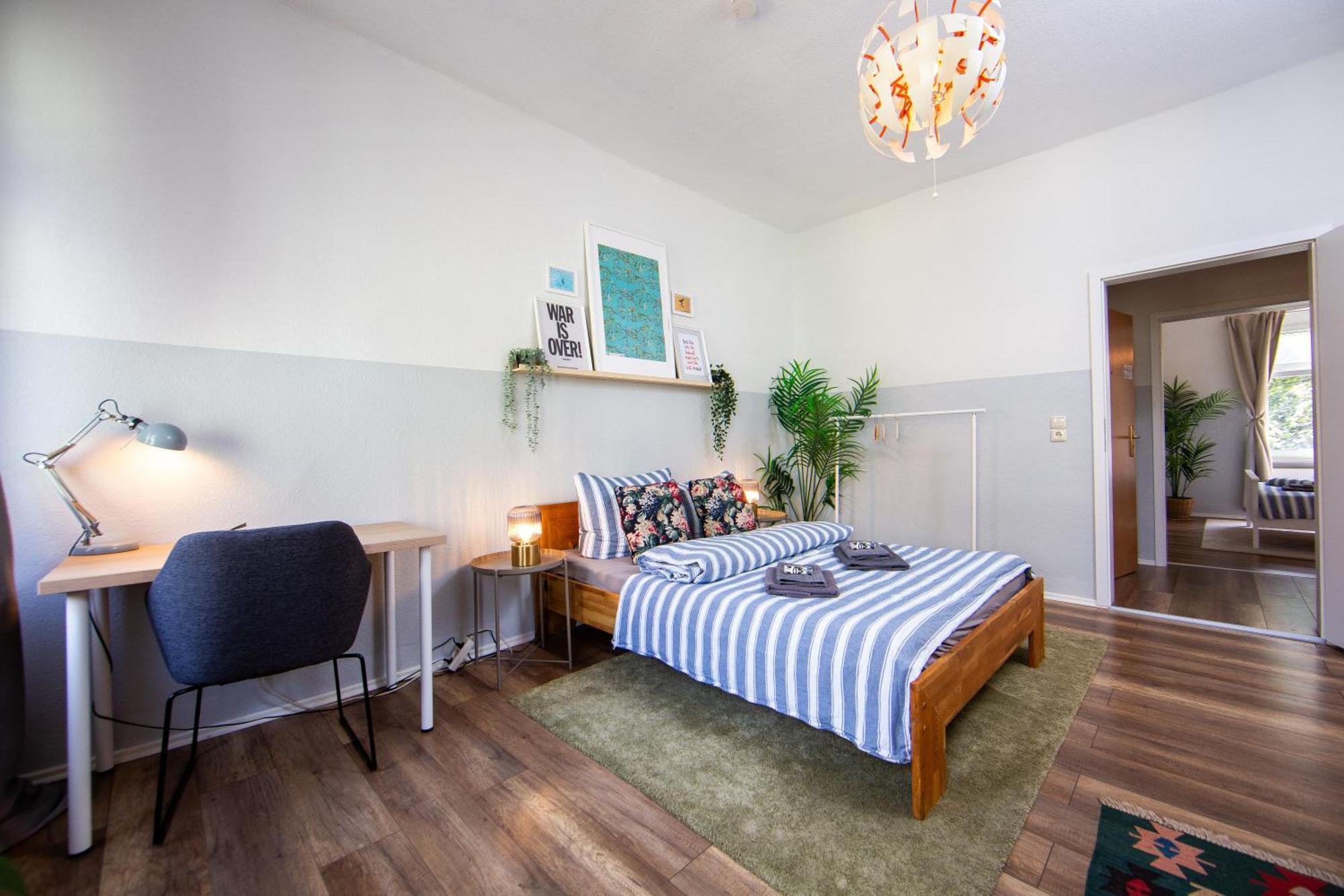 Grossraum-Apartments Mit 2Sz, Wz, Kueche, Smart-Tv, Parken, Etc Эрфурт Номер фото