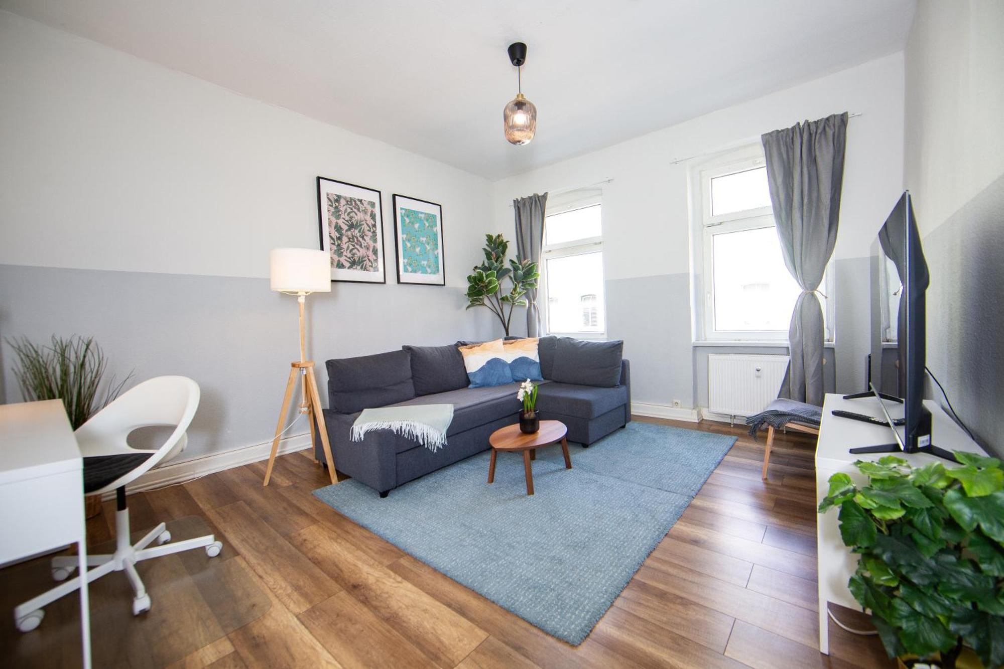 Grossraum-Apartments Mit 2Sz, Wz, Kueche, Smart-Tv, Parken, Etc Эрфурт Номер фото