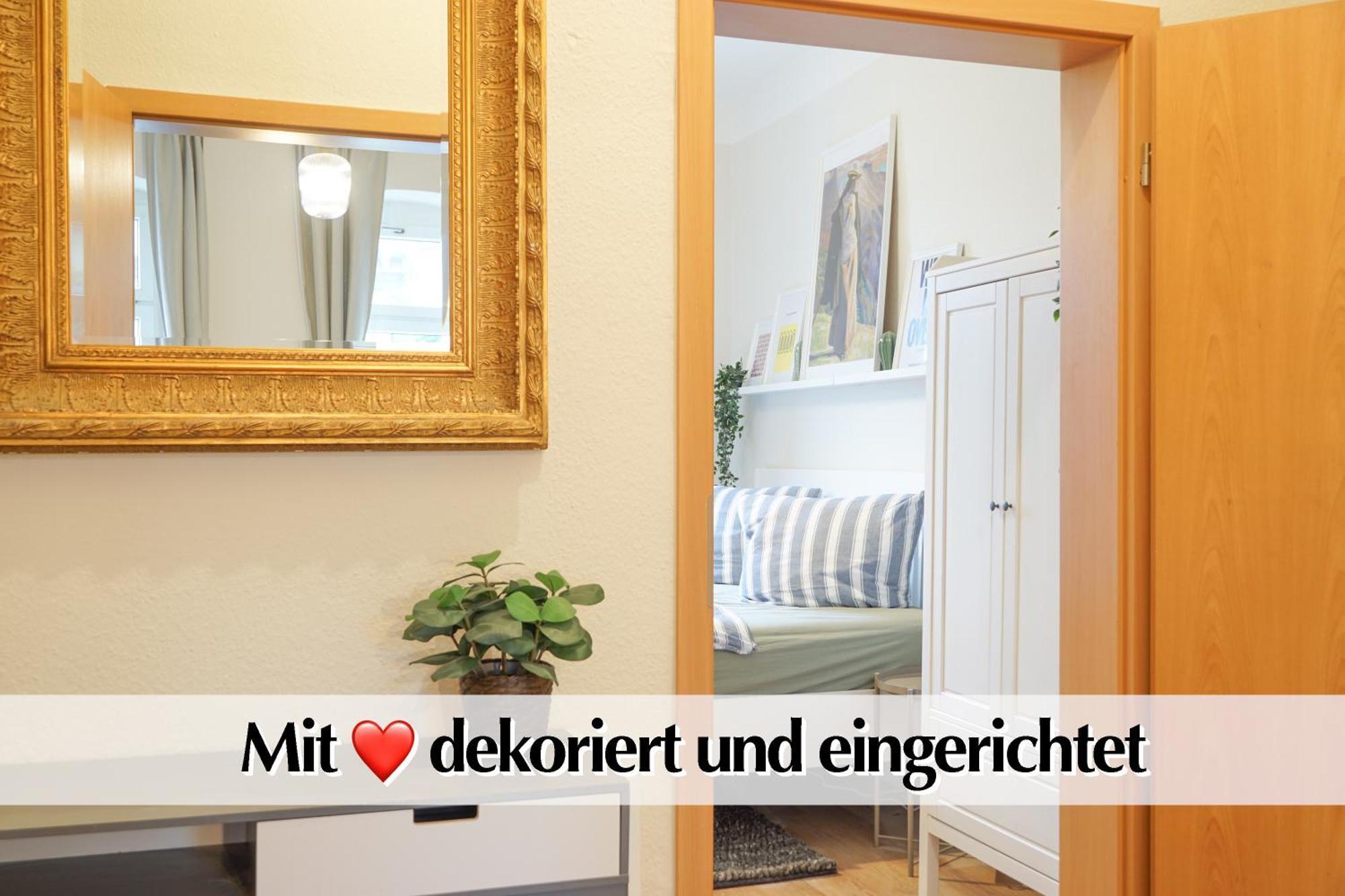 Grossraum-Apartments Mit 2Sz, Wz, Kueche, Smart-Tv, Parken, Etc Эрфурт Экстерьер фото